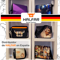 Exposicion en Madrid de bolsas HALFAR