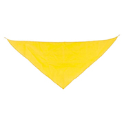 Pañoleta triangular amarilla